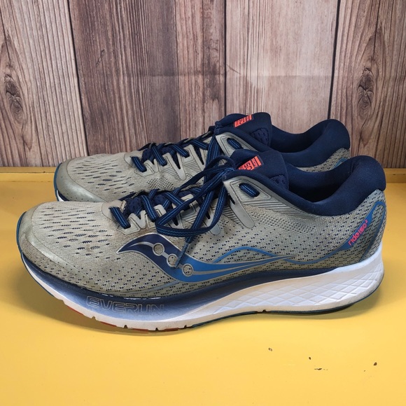 Saucony Other - Saucony gray blue ISO 2 everun shoe MENS size 10